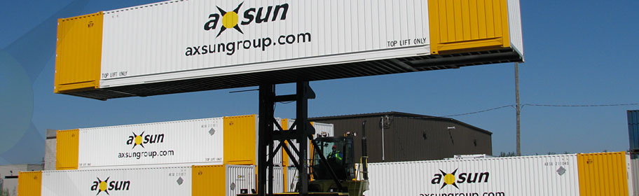 Axsun transport intermodal, l'entreposage, la logistique et LTL, le camionnage camion